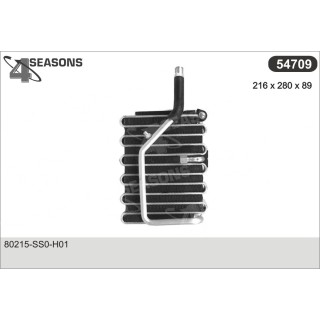 54709  EVAPORATOR HONDA PRELUDE