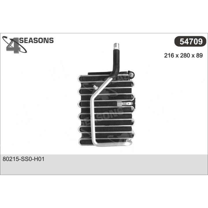 54709  EVAPORATOR HONDA PRELUDE