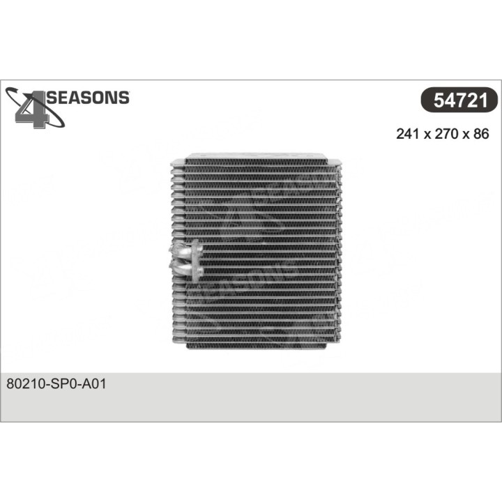 54721  EVAPORATOR HONDA LEGEND II (KA7)
