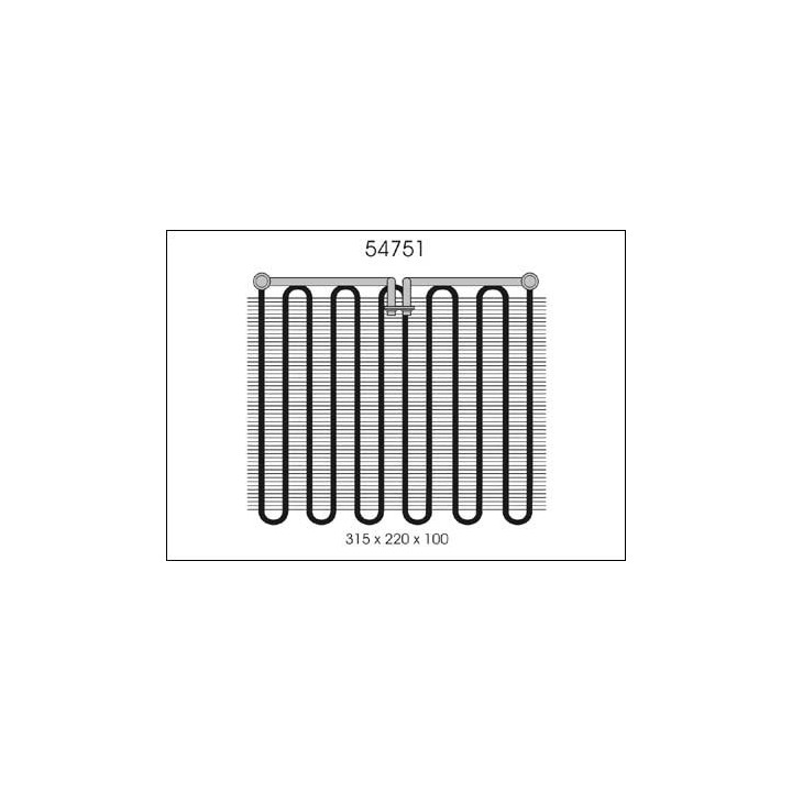 54751  EVAPORATOR TOYOTA PREVIA