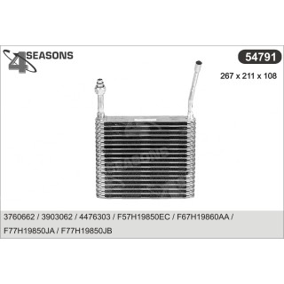 54791  EVAPORATOR EXPLORER/FORD TRUCKS