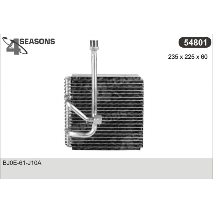 54801  EVAPORATOR MAZDA 323 99-01