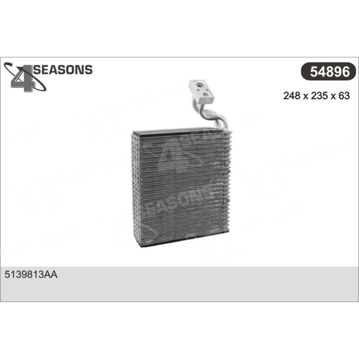 54896  EVAPORATOR CHRYSLER PT CRUISER 03-05