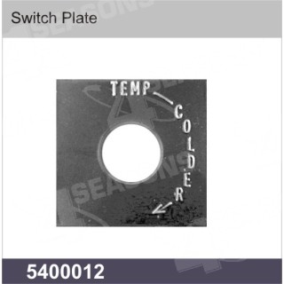 5400012  UNIVERSAL EVAPORATOR SWITCH PLATE