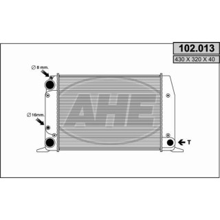 102013  Rad. AUDI 80 III 1.6/1.8