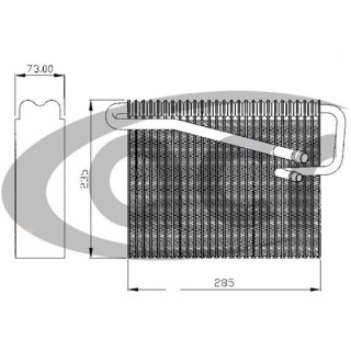 55301  Evaporador OPEL ASTRA G
