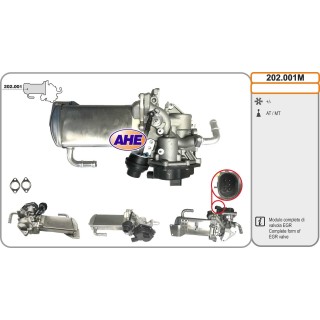 202001M  Modulo EGR Cooler Vw Multivan/Transporter V 2.0TD