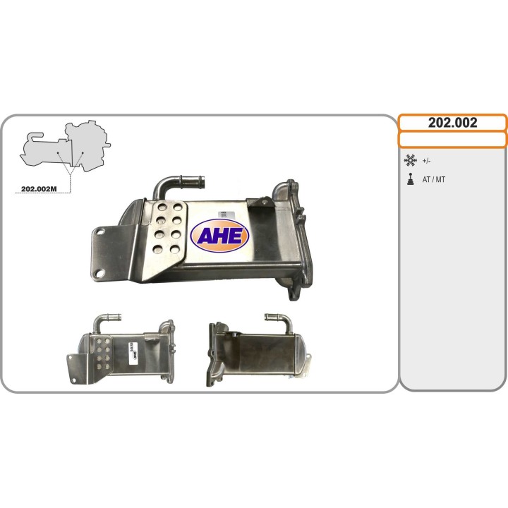 202002  EGR Cooler Audi A4/A6/Q5 2.0TDi 11.07-