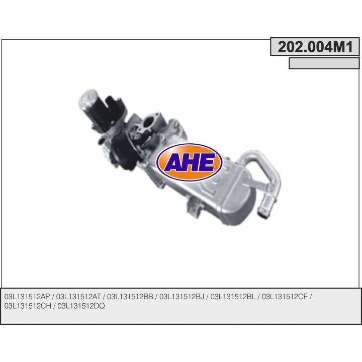 202004M1  Modulo EGR Audi/Seat/Skoda/VW A1/A3/Q3/TT/Altea/Ib