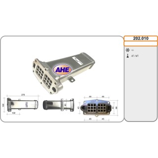 202010  EGR Cooler VW Beetle/Golf VI/Jetta III/IV 2.0TDi 0