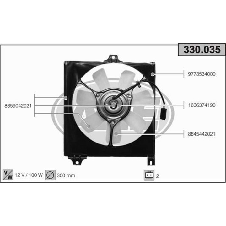 330035  TOYOTA Rav 4 I 2.0 16V 97-00