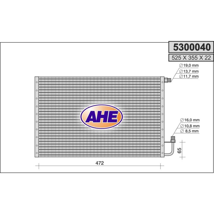 5300040  Condensador UNIVERSAL