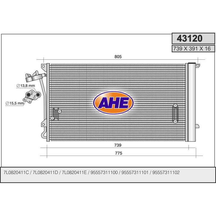 43120  AUDI Q7 3.6 V6 FSI-4.2 V8 FSI-3.0 V6 TDI-4.2 V8 TD