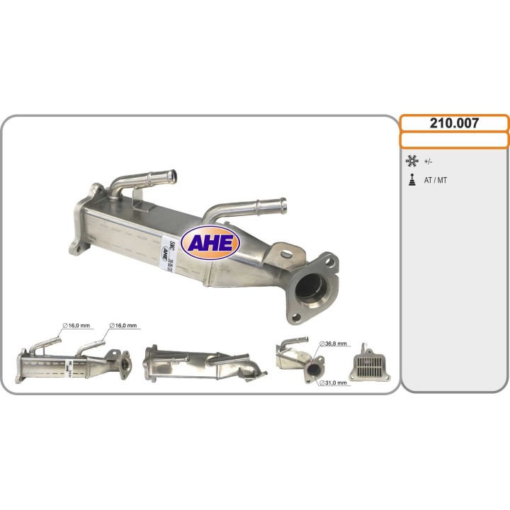 210007  EGR Cooler Ford Transit 2.2TDCi 08.13-