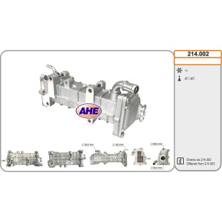 214002  EGR Cooler IVECO Daily IV 07.07-08.11