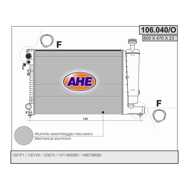 106040/O  CITROEN Jumpy I/II 1.6 - FIAT Scudo I/II 1.6 - 2.0