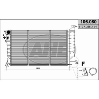 106080  CITROEN Xsara I 2.0 i 16V  / PEUGEOT 306 (7A, 7C,