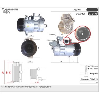 970170  CMP  BMW E83 X3 1.8d - 2.0d   03.07-12.11
