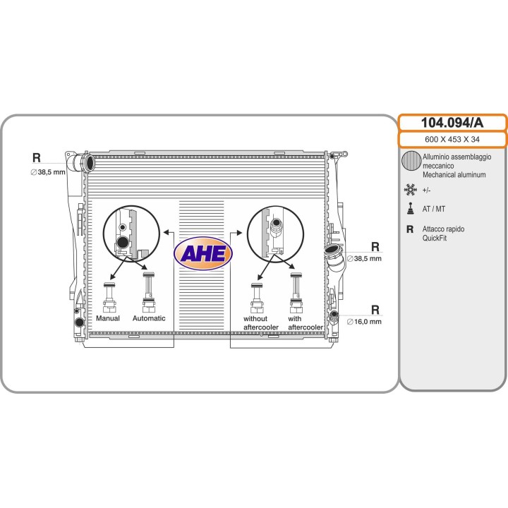 104094/A  BMW (E87) 116 i - 120 i - 128 i - 130 i - 135 i