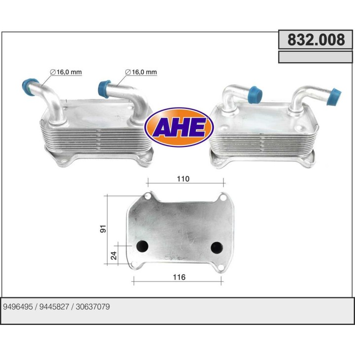 832008  VOLVO S40/V40 1.6 - 1.8 - 1.9T - 2.0 - 2.0T   06.9