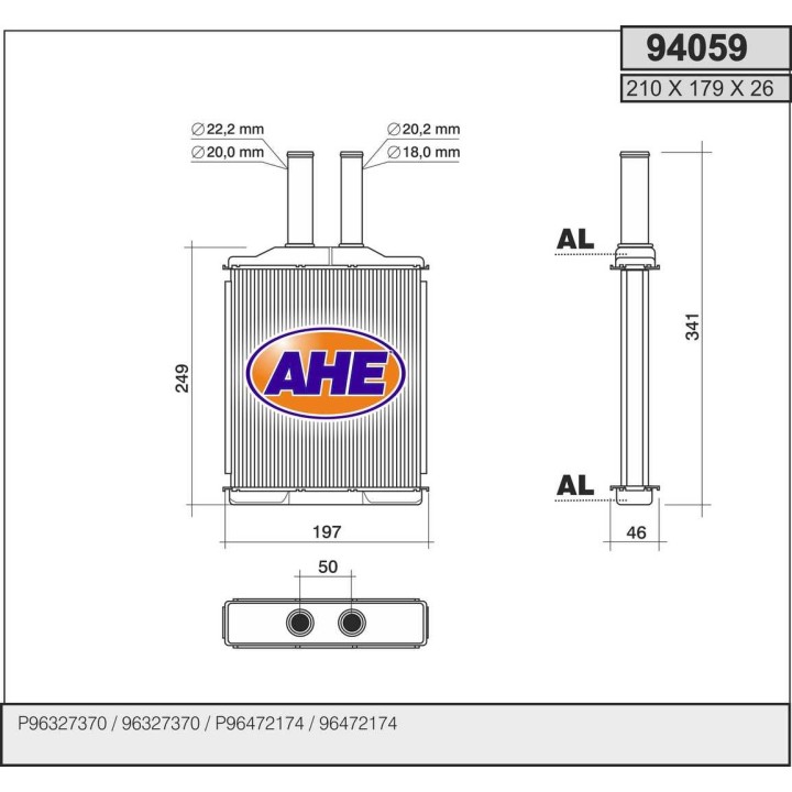 94059  CHEVROLET/DAEWOO Epica/Evanda 08.02-