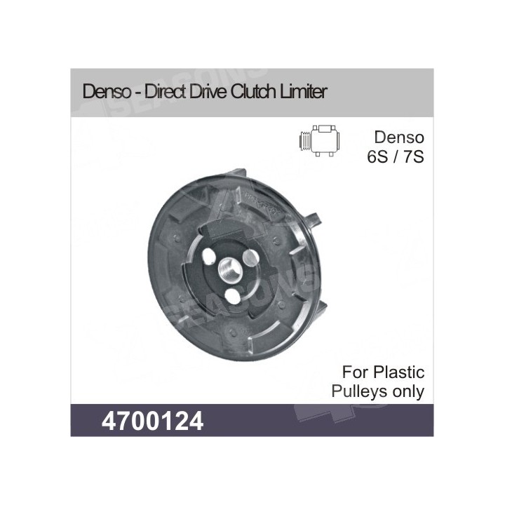 4700124  PLATO EMBRAGUE HUB DENSO 6S  / 7S