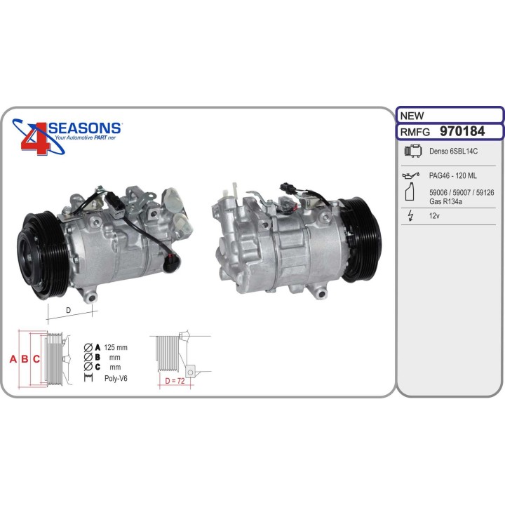 970184  Cmp Rem RENAULT Megane III/Scenic I