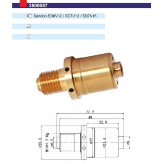 3500057  VALVULA CONTROL COMP SANDEN