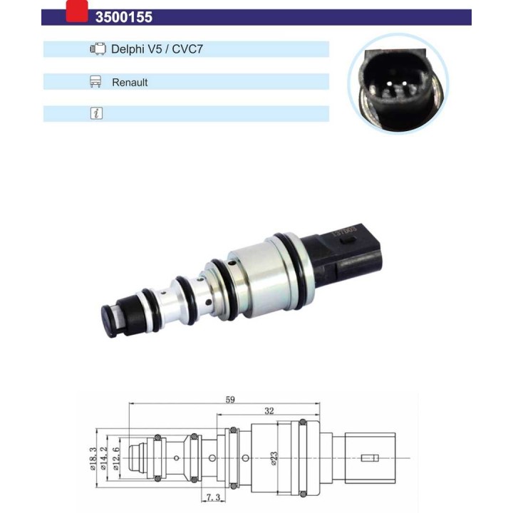 3500155  VALVULA CONTROL COMP HARRISON