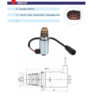 3500157  VALVULA CONTROL COMP SANDEN