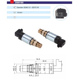 3500185  VALVULA CONTROL COMP SANDEN