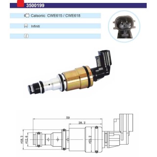 3500199  VALVULA CONTROL COMP Calsonic CWE618
