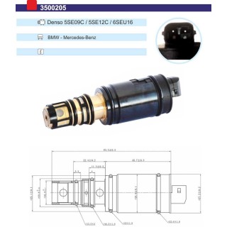 3500205  VALVULA CONTROL COMP DENSO