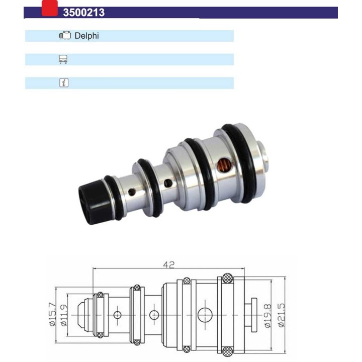 3500213  VALVULA CONTROL COMP DELPHI