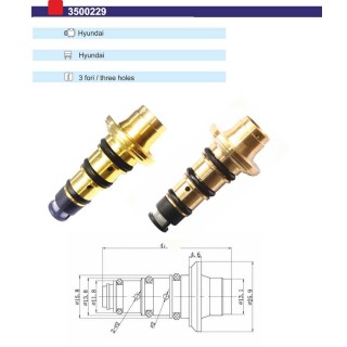 3500229  VALVULA CONTROL COMP HYUNDAI