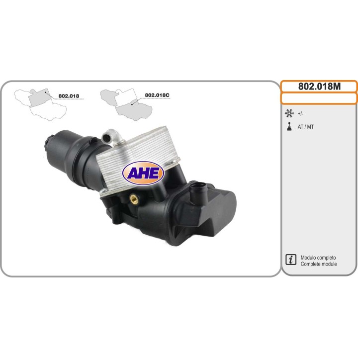 802018M  Modulo Oilc.  AUDI/SEAT/VW A1/A3/A4 III/A6 IV/TT/A