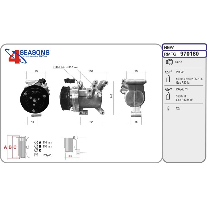 970180  CMP  MAZDA 3/6/CX-5 11.11-