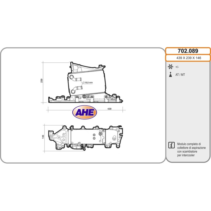 702089  Mod. Int. AUDI/SEAT/SKODA/VW A3/Leon/Octavia III/G