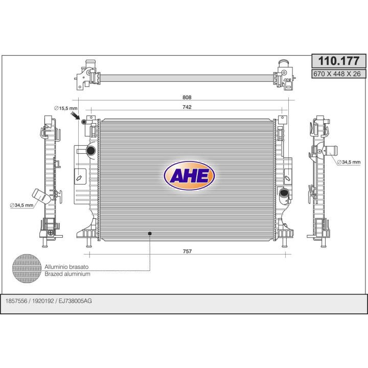 110177  FORD C-Max (DXA/CB7, DXA/CEU) / Focus III / Kuga I