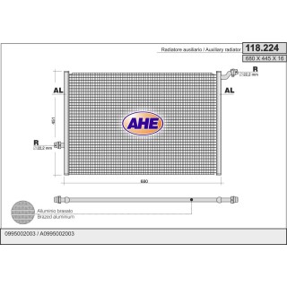 118224  RAD Aus. MERCEDES Classe C/E W204/205/213/X253 13