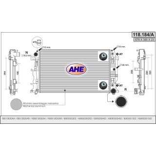 118184/A  Rad. MERCEDES Sprinter 209 CDI-211 CDI-213CDI A/T