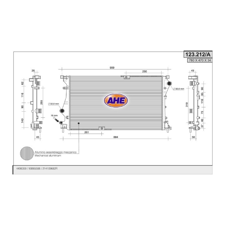 123212/A  OPEL Vivaro (F7) 2.0 CDTi  / Trafic VI 2.0 dCi +/-