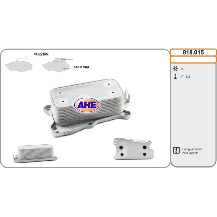 818015  Oilcooler Mercedes C209/C219/R171/R230/W164/W203/W