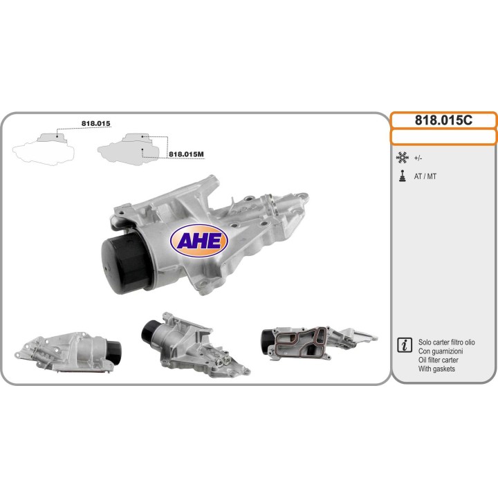 818015C  Oilcooler Mercedes C209/C219/R171/R230/W164/W203/W