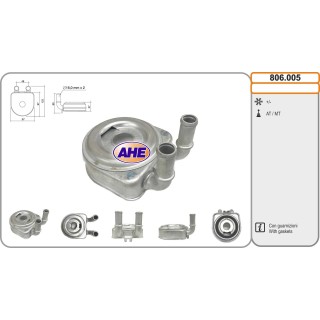 806005  Oilcooler CITROEN/PEUGEOT Berlingo/C4/Xsara