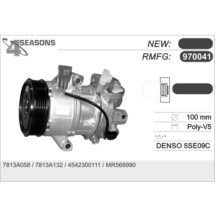 970041  CMP  SMART ForFour / MITSUBISHI Colt VI 1.1 -