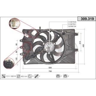 309319  FIAT 500L (199_) 0.9 Twinair Turbo - 1.4 T-Jet  LP