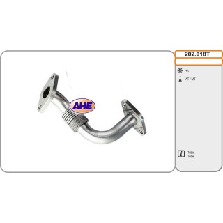 202018T  EGR Cooler Tube Audi/VW A4/Passat 1.9TDi 08.98-05.