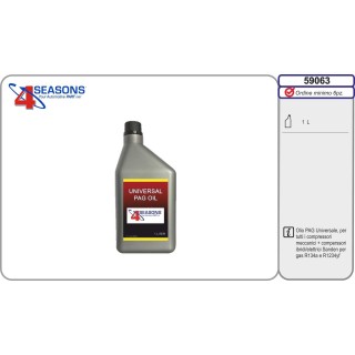 59063  ACEITE UNIVERSAL PAG 1LITRO PARA R134/1234YF