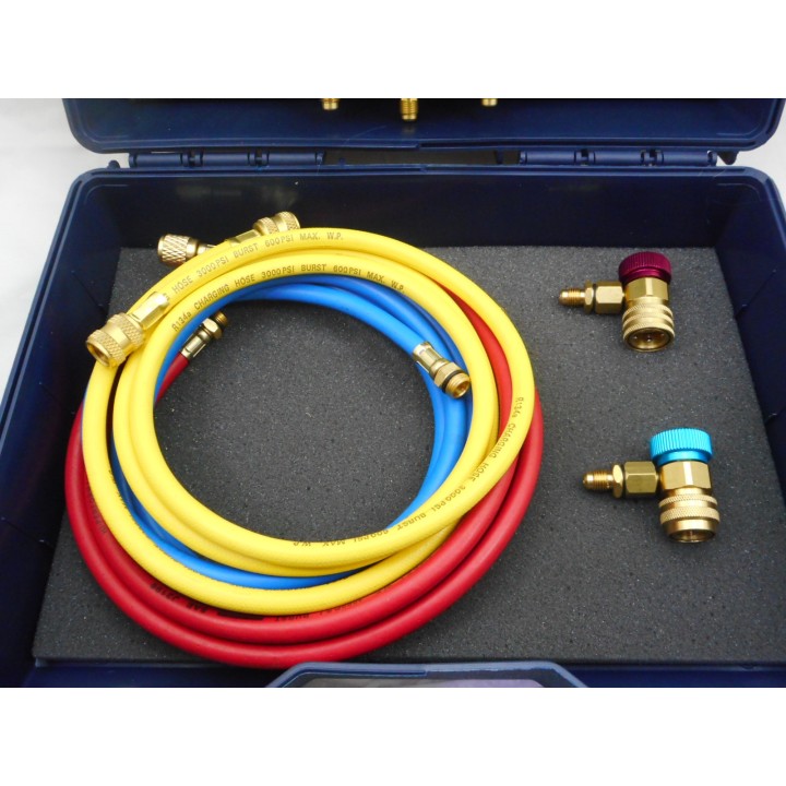 20204016K  KIT ANALIZADOR 2 VIAS + JUEGO MANGUERAS 150CM Y EN